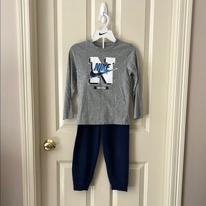 Nike Kids Gray and Navy Outfit